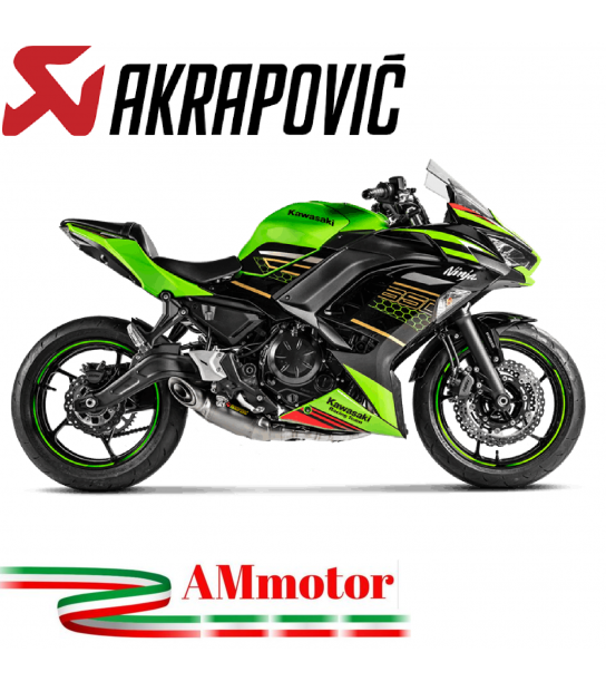 Akrapovic Kawasaki Z650 2017 - 2020 Impianto Di Scarico Completo