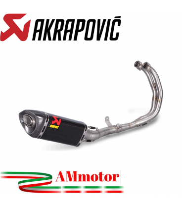 Akrapovic Yamaha Yzf R25 16 - 2021 Terminale Di Scarico Slip-On Carbonio  Moto Omologato