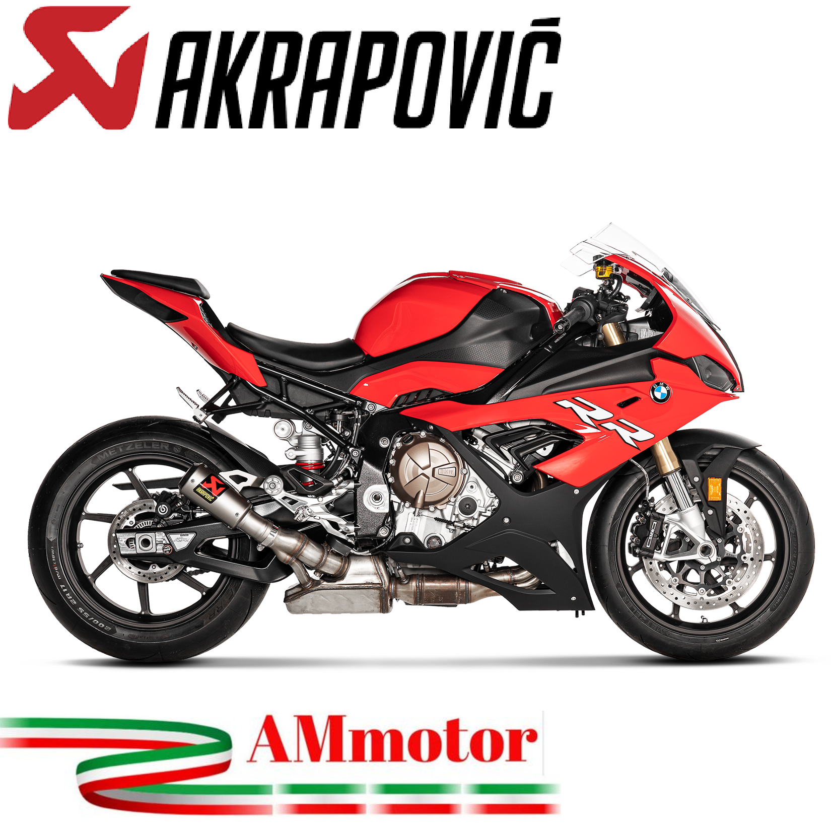 Impianto di scarico completo Akrapovic Evolution Line EXC-F 350 dal 2017