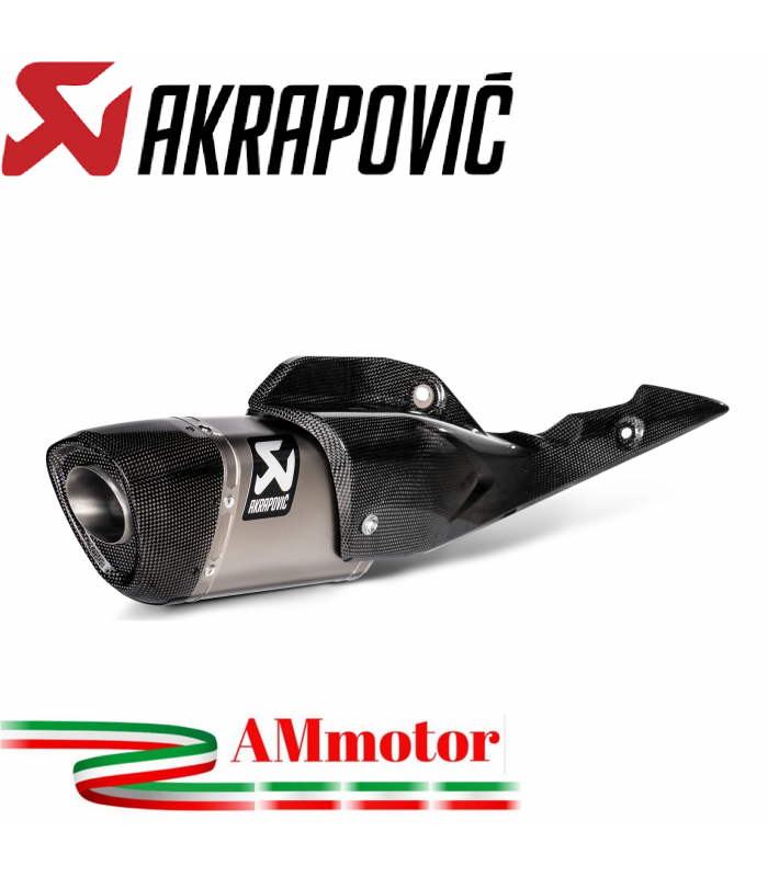 Akrapovic Suzuki Gsx-S 1000 / F 21 - 2022 Terminale Di Scarico Slip-On Line  Titanio Moto