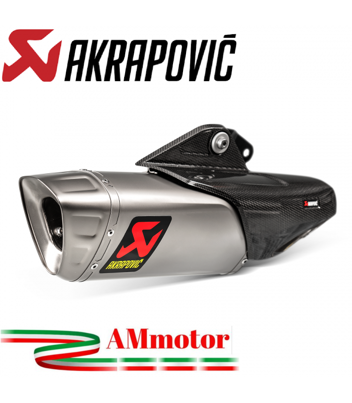 Terminale scarico Akrapovic omologato carbonio Yamaha YZF R3