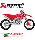 Akrapovic Honda Crf 250 R 2024 Scarico Completo Moto Evolution Line Terminale Collettore Titanio