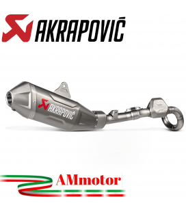 Akrapovic Honda Crf 250 R 2024 Scarico Completo Moto Evolution Line Terminale Collettore Titanio