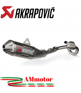 Akrapovic Honda Crf 450 R 21 - 2024 Scarico Completo Evolution Line Full Titanio Moto