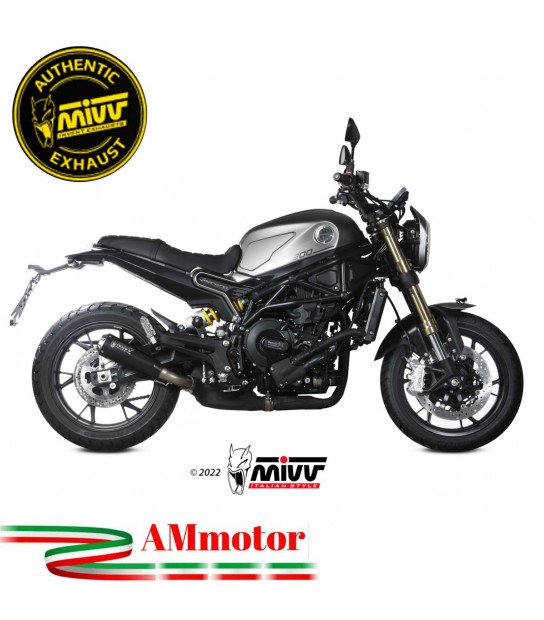 MIVV scarico oval carbonio compatibile con benelli trk 502 x 2018 2019 2020  : : Auto e Moto