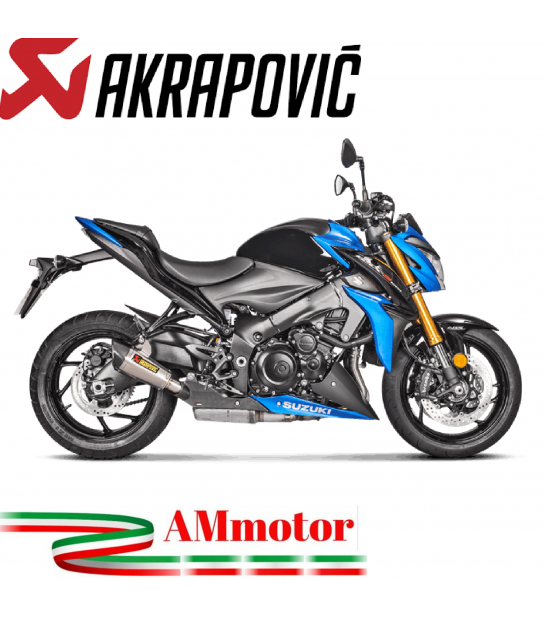 Akrapovic Suzuki Katana Terminale Di Scarico Slip-On Line Titanio Moto  Omologato