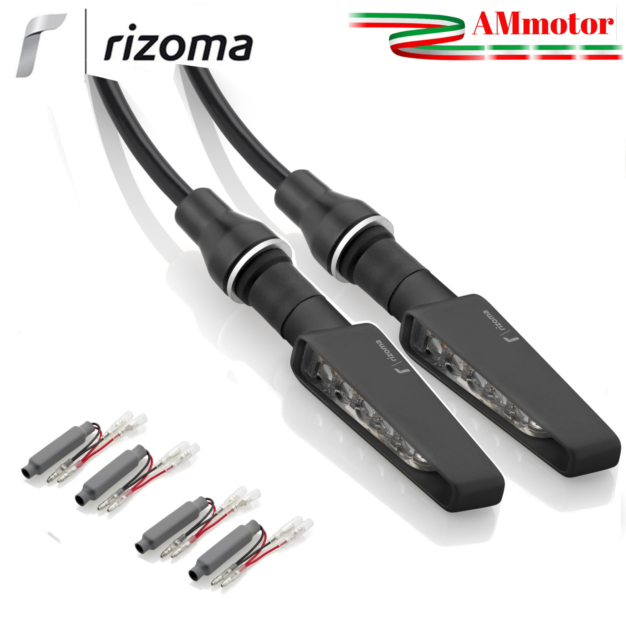 Coppia Frecce Rizoma Vision Led Sequenziale Moto Indicatore Direzione  Omologate